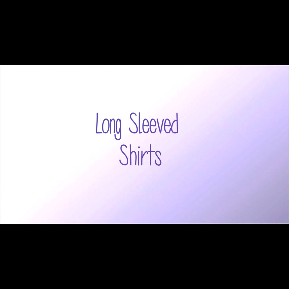 Long and 3/4 length sleeved shirts section